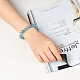 Sunnyclue natürliche Aquamarin-Stretch-Armbänder mit runden Perlen BJEW-PH0001-10mm-19-6