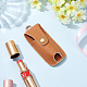 WADORN 2pcs PU Leather Sleeve Chapstick Pouch AJEW-WH0248-343D-4