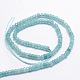 Chapelets de perles en rondelles en jade de Malaisie naturel teint G-E316-2x4mm-26-2