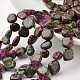Nuggets Synthetical Ruby in Zoisite Beads Strands G-M341-25-1