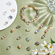 70 pièces 7 couleurs perles de verre&nbsp;GLAA-GA0001-43-4