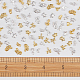 Olycraft168pcs海をテーマにした樹脂フィラー合金樹脂充填工芸品ネイルアート装飾アクセサリージュエリー作り7.5x6x1.5mm MRMJ-OC0002-62-7