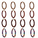 Серьги-кольца из латуни 4 цвета EJEW-SZ0001-09G-1