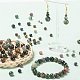 340Pcs 4 Style Natural Indian Agate Beads G-LS0001-46-6
