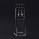 Transparent Acrylic Earrings Display Stands EDIS-G014-02-1