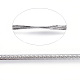 304 Stainless Steel Flat Snake Chains CHS-L001-164-0.38mm-1