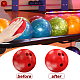 Gorgecraft 3 stile 9 pezzi cuscinetti abrasivi per bowling kit per la pulizia di palle da bowling dischi abrasivi cuscinetti piatti e rotondi per lucidatura utensili abrasivi accessori da bowling per palle da bowling di diversa consistenza (800~2000 grane) TOOL-GF0003-23-5