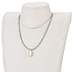 (vente d'usine de fêtes de bijoux) colliers pendentifs en coquille de cauri NJEW-JN02292-5