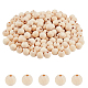 PandaHall 800 Pcs 12mm Natural Unfinished Wood Spacer Beads Round Ball Wooden Loose Beads for Crafts DIY Jewelry Bracelet Making Christmas Decoration WOOD-PH0009-08-1