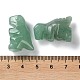 天然グリーンアベンチュリン彫刻癒しの恐竜の置物  レイキエネルギーストーンのディスプレイ装飾  18x12.5~14x26~26.5mm G-B062-07B-3