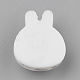 Opaque Bunny Resin Cabochons X-CRES-S304-56-3