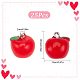 SUNNYCLUE 1 Box 25Pcs Teacher Charms School Charm Resin Red Apple Charms Student Charm 3D Miniature Food Fruit Charms for jewellery Making Charm Hanging Ornaments Earrings Necklace Keychain Supplies RESI-SC0002-43-2