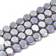 Chapelets de perles en verre électroplaqué EGLA-Q125-002-2
