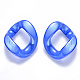 Imitación jelly acrílico anillos de enlace OACR-S036-002B-E-3