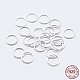 925 anillos redondos de plata esterlina STER-F036-03S-0.4x5-1
