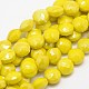Chapelets de perles en verre électroplaqué EGLA-J106-E09-1