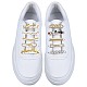 13pcs 13 styles de chaussures en alliage de zinc clips de boucle FIND-SZ0001-46G-5