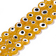Chapelets de perles vernissées manuelles LAMP-S191-02B-01-2