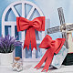 CRASPIRE 2PCS Red Bow 3D Wrapping Bows 8 inch Christmas Ornaments Foam Wreath Bows Wedding Party Decoration for Wedding Birthday Christmas Valentine's Day DIY-CP0008-15A-4