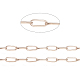 Revestimiento iónico (ip) 304 cadenas de clips de acero inoxidable CHS-F010-01I-RG-1