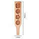 Stern & & Blume & flache runde & eckige Mondkuchenformen aus Holz BAKE-SZ0001-07-6