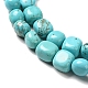 Chapelets de perles en howlite naturelle G-C025-16-4