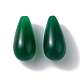 Natürliche grüne Onyx Achat Perlen G-F741-02B-01-2