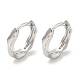 Pendientes de aro de latón&nbsp;EJEW-L211-010B-P-1