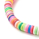 Love Word Acrylic Beads Stretch Bracelet BJEW-JB07307-5