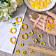 GORGECRAFT 46PCS 3 Sizes Yellow Necklace Lanyard Set Including 45PCS 8/13/20.5mm Inner Diameter Nonslip Rubber Rings Loop 1PC Loss-Proof Pendant Lanyard String Holder for Pens Protective Keychains DIY-GF0008-18-3
