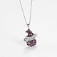 925 Sterling Silver Pendant Necklaces NJEW-BB32900-1-4