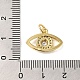 Charms pendenti europei in ottone con zirconi cubici KK-K349-24-4