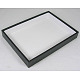 Stackable Wood Display Trays Covered By Black Leatherette PCT108-A-2