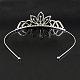 Модные свадебные кольца короны горный хрусталь для волос OHAR-R271-16-2
