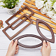 CHGCRAFT 4Pcs 2 Styles Wooden Handles Replacement FIND-CA0002-22-3