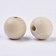 Perle di legno non finite naturali WOOD-Q038-16mm-A01-2