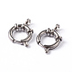 304 Stainless Steel Smooth Surface Spring Ring Clasps STAS-D149-05-1