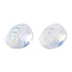 Transparent Electroplate Glass Beads GLAA-N035-022-K01-4