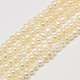 Grade AA Natural Cultured Freshwater Pearl Beads Strands PEAR-L003-C-03-01-1