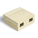 Caja de almacenamiento de madera sin terminar CON-C008-01-2