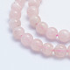 Chapelets de perles en morganite naturelle G-L478-07-6mm-2