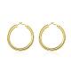 Impressionante anello di disegno orecchini in ottone cerchio EJEW-BB01544-1