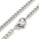 Не тускнеющие подвески из нержавеющей стали 304 NJEW-L118-02P-05-3