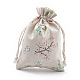 Bolsas de embalaje de poliéster (algodón poliéster) Bolsas con cordón ABAG-S003-04A-1