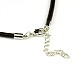 Leather Cord Necklace Making NJEW-A280-3.0mm-02-2