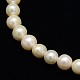 Natural Cultured Freshwater Pearl Beads Strands PEAR-L001-E-07-2