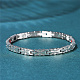 SHEGRACE Stainless Steel Panther Chain Watch Band Bracelets JB679A-6