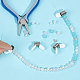 Sunnyclue 8 pièces 201 bouchons de perles en acier inoxydable TOOL-SC0001-48-4