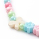 Colliers ronds de perles graduées en acrylique pour enfants NJEW-JN03433-4