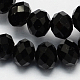 Fatto a mano imitare perle di vetro rondelle sfaccettate di cristallo austriaco X-G02YI0E6-1